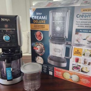 Ninja Creami Deluxe – Glaces et desserts glacés maison