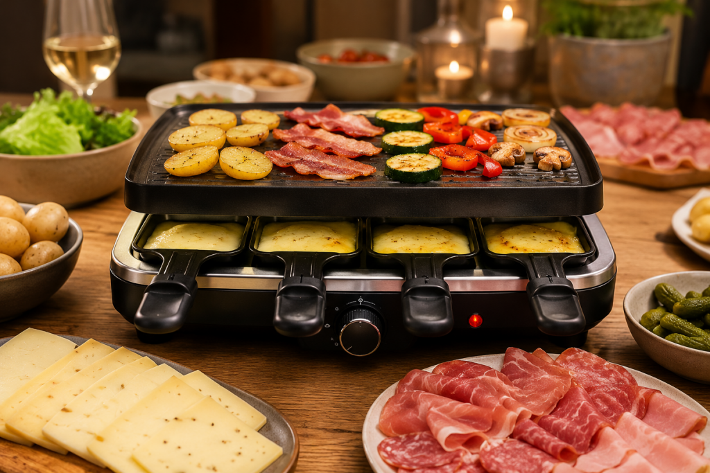 Appareil à raclette disponible à la location entre particuliers sur Cookiflex