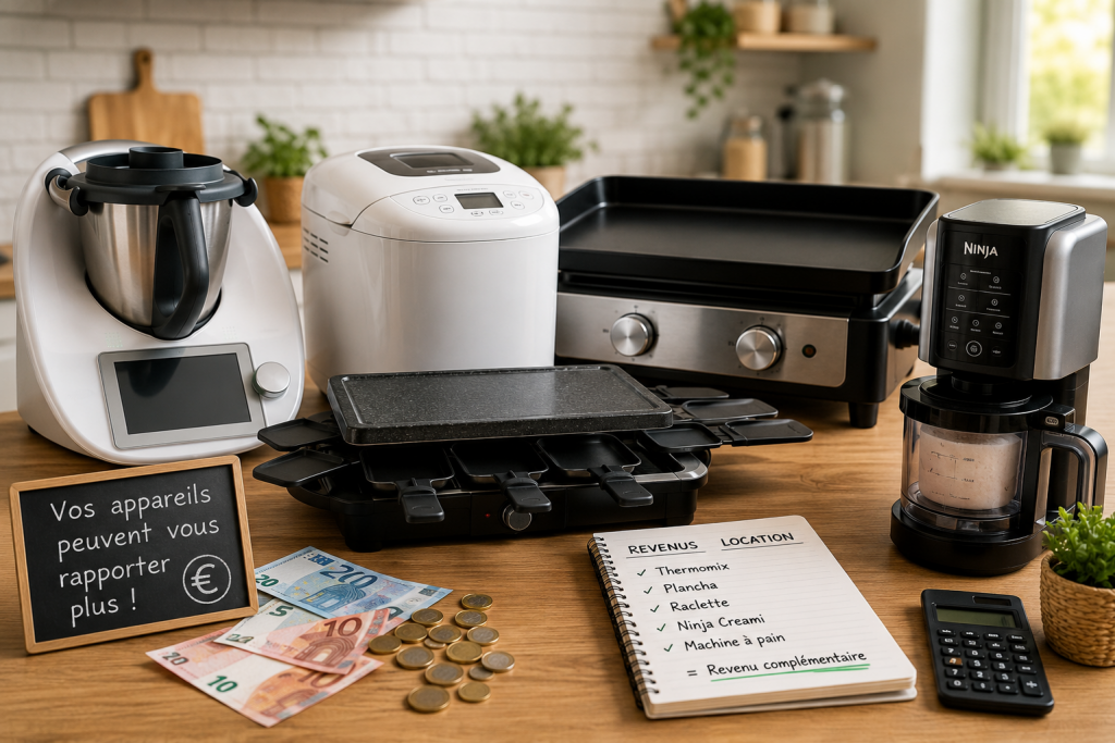 Appareils de cuisine loués entre particuliers pour générer un revenu complémentaire