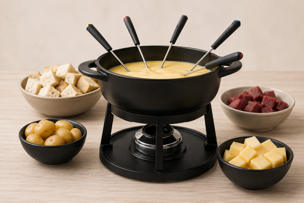 Appareil à fondue disponible à la location entre particuliers avec Cookiflex