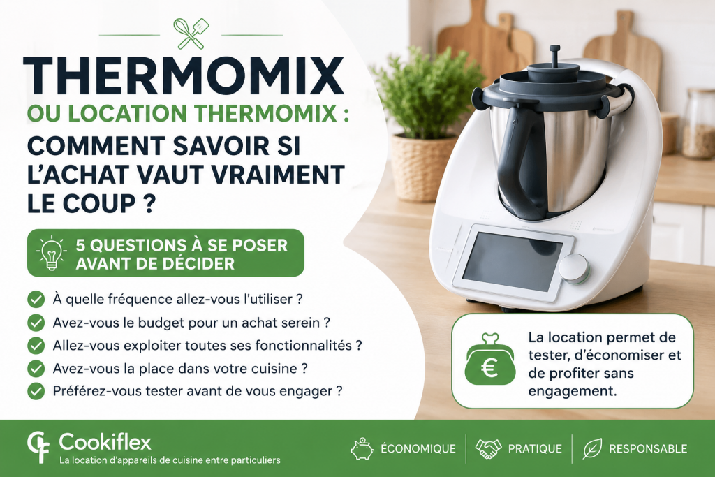 Thermomix ou location Thermomix : comment savoir si l'achat vaut vraiment le coup avant d'investir dans un robot de cuisine multifonction